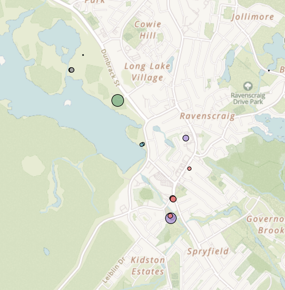 Spryfield area bike parking